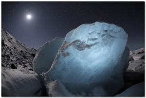 Star gazing glacier