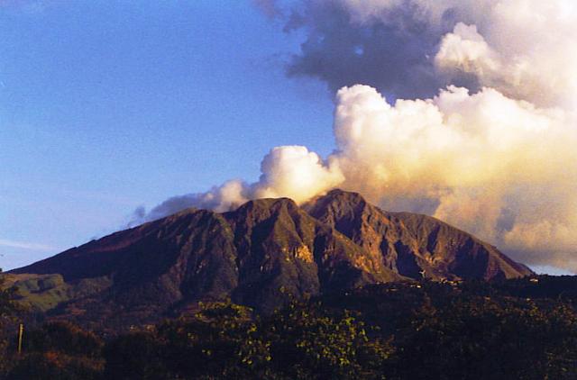 Photograph of the volcano