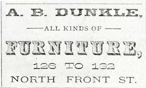 Dunkle Furniture Sign