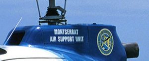 Upclose image of the helicopter's name