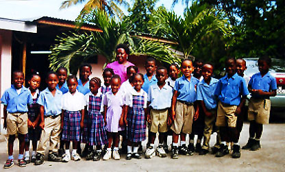 Photograph of Montserrat School Children