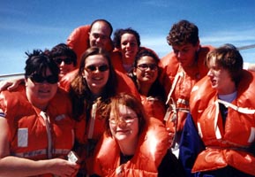 Group Picture with Life Jackets