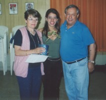 Karla with Host Family