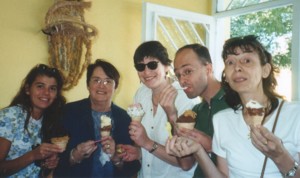 Photograph of Mosaic Professors and Host Sister