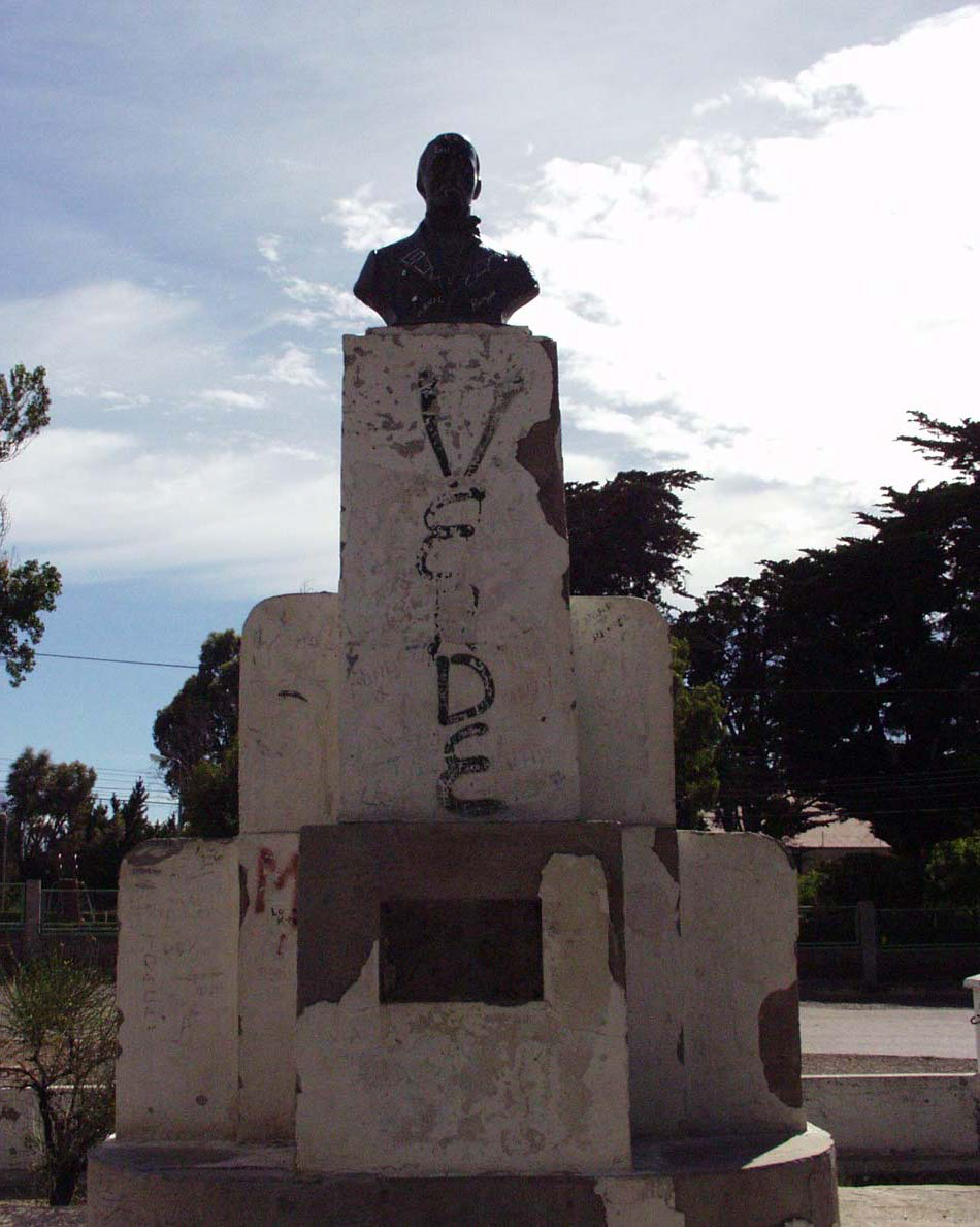 Monument and bust