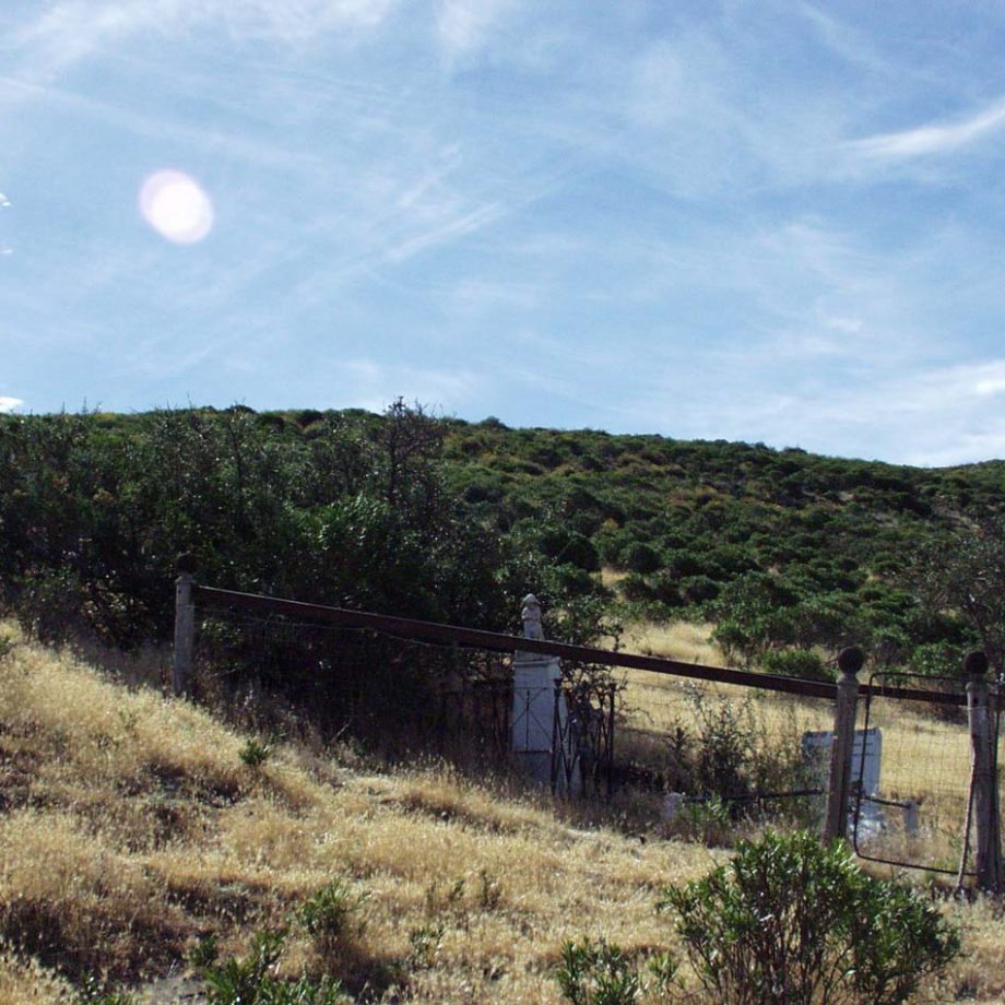 Estancia San Carlos, Boer cemetary, general view