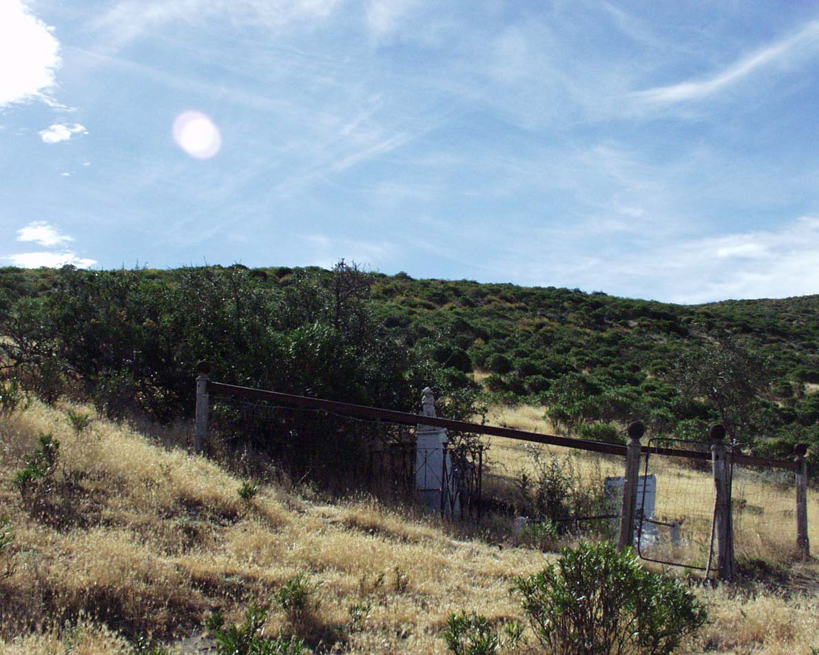 Estancia San Carlos, Boer cemetary, general view