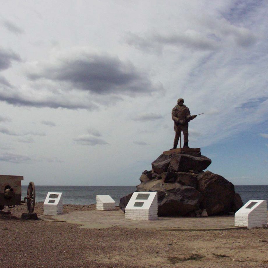 Assorted Malvineas memorials, plaques, etc.