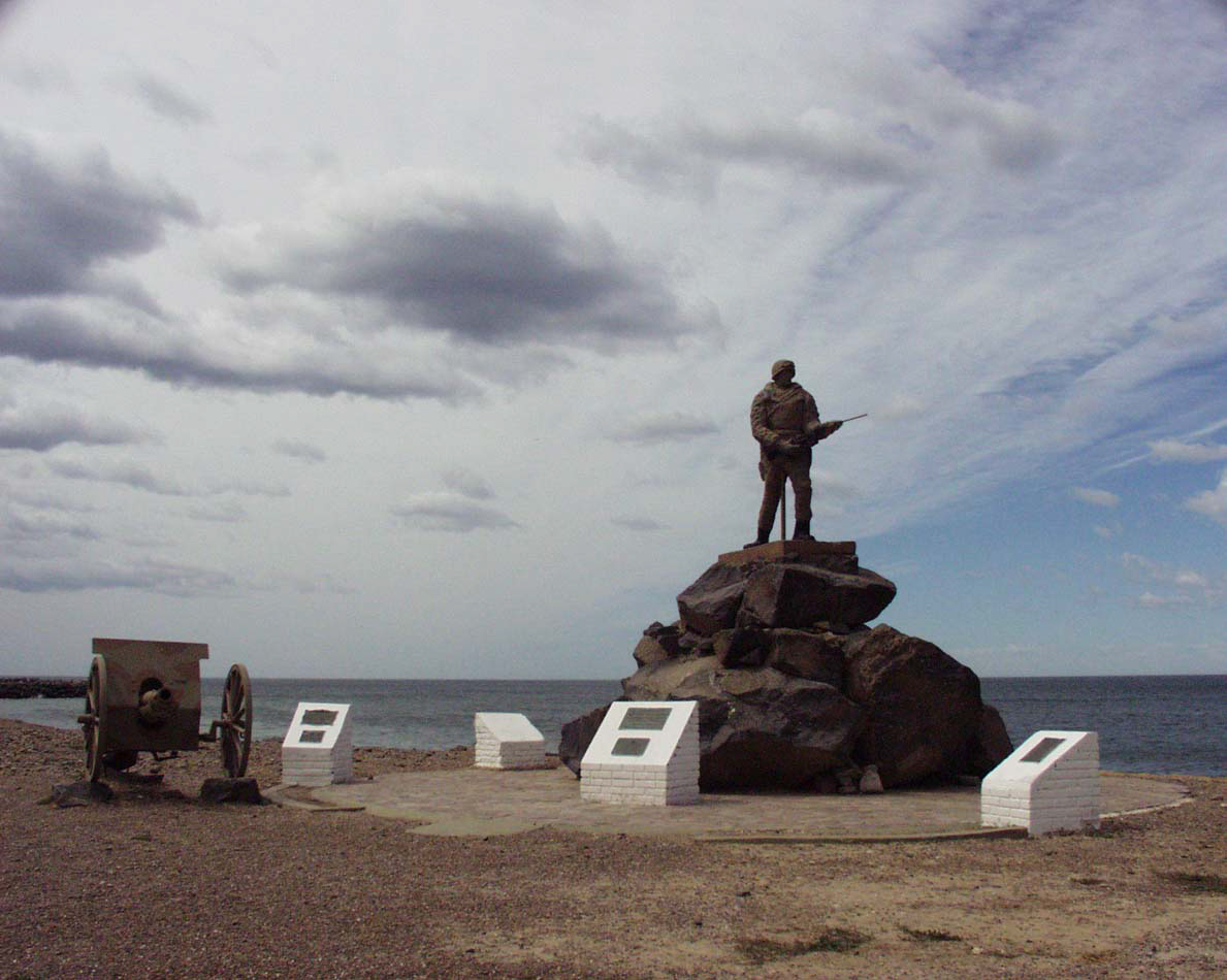Assorted Malvineas memorials, plaques, etc.
