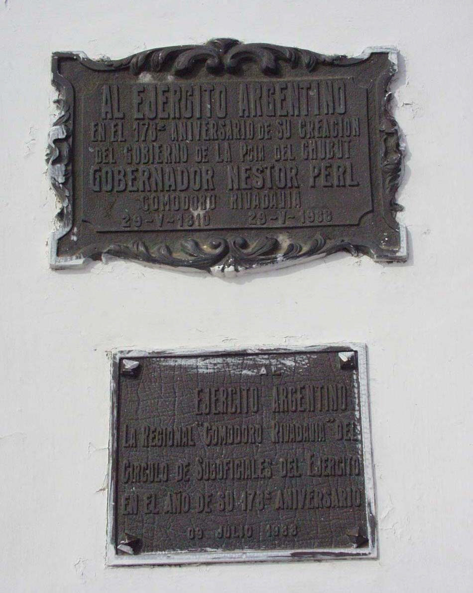 Assorted Malvineas memorials, plaques, etc.