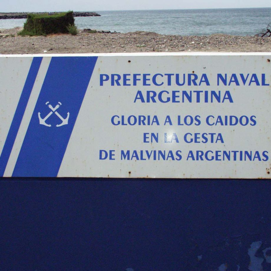 Assorted Malvineas memorials, plaques, etc.