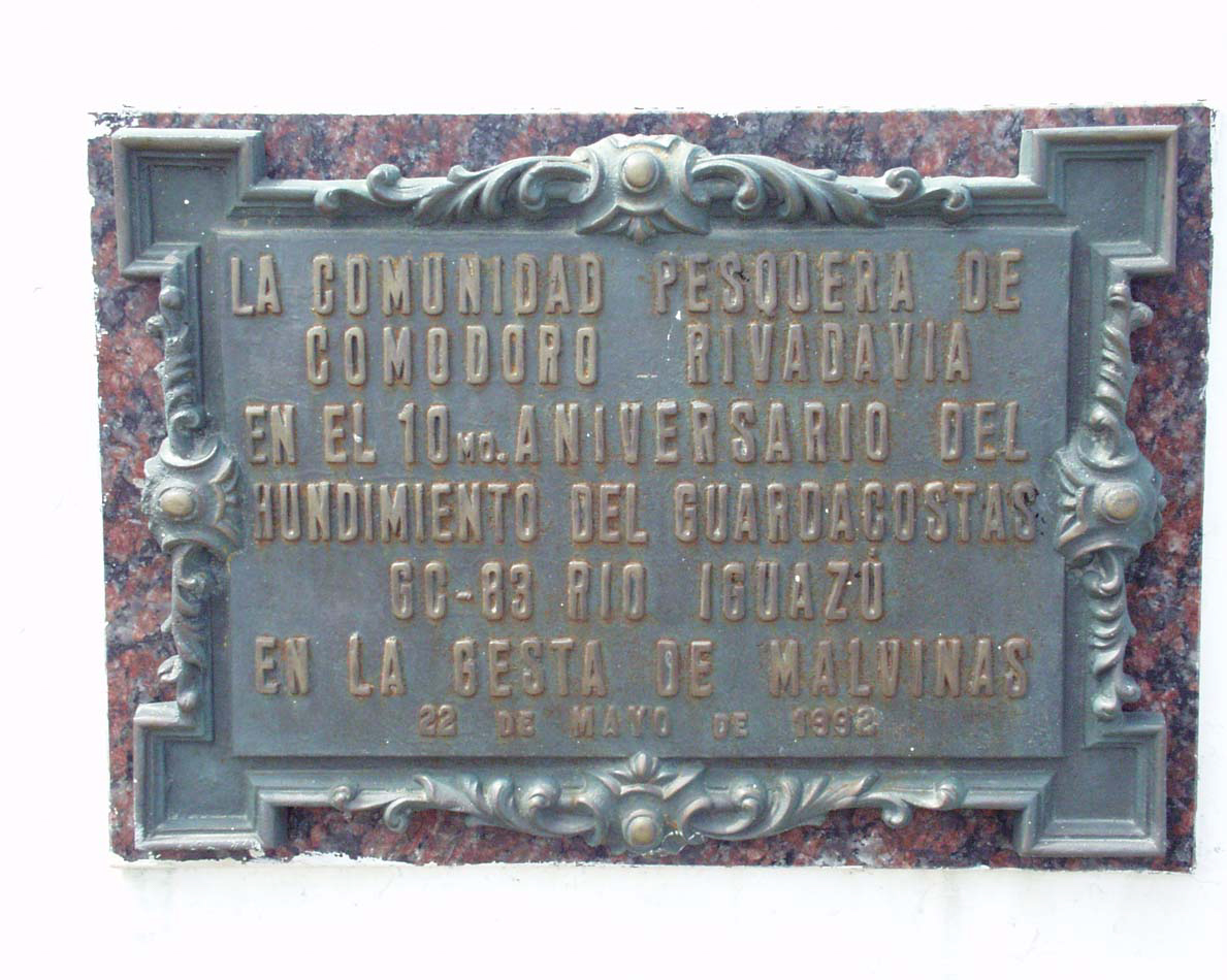 Assorted Malvineas memorials, plaques, etc.