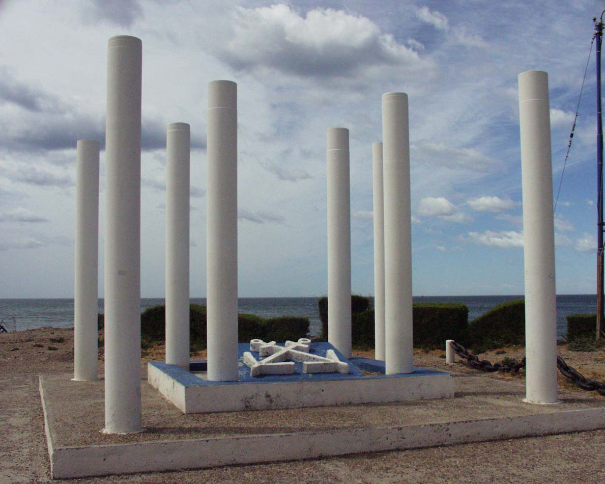 Assorted Malvineas memorials, plaques, etc.