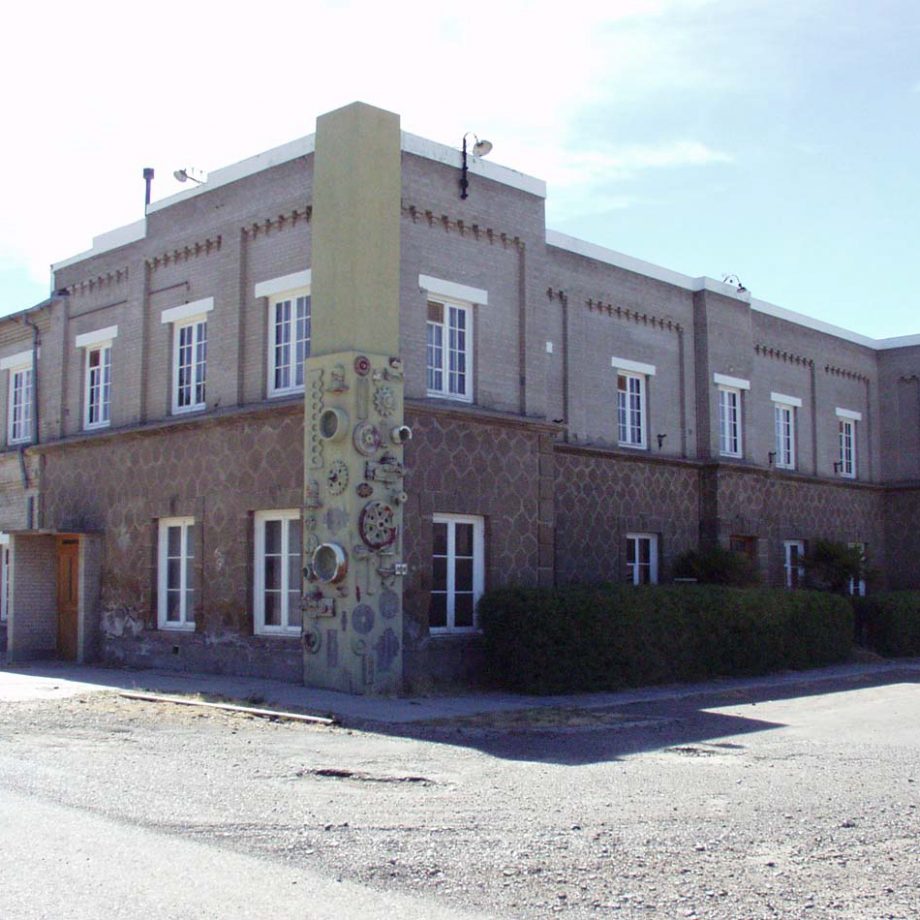 Astra; original administration building constructed in two stages