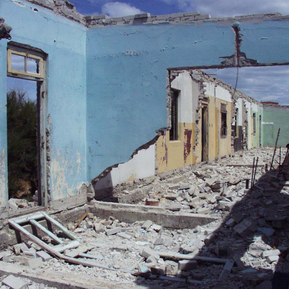 Dilapidated building