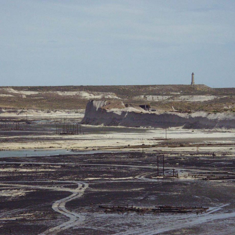 Near Sea, Lighthouse in background