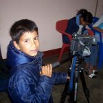 Kid Using Video Camera