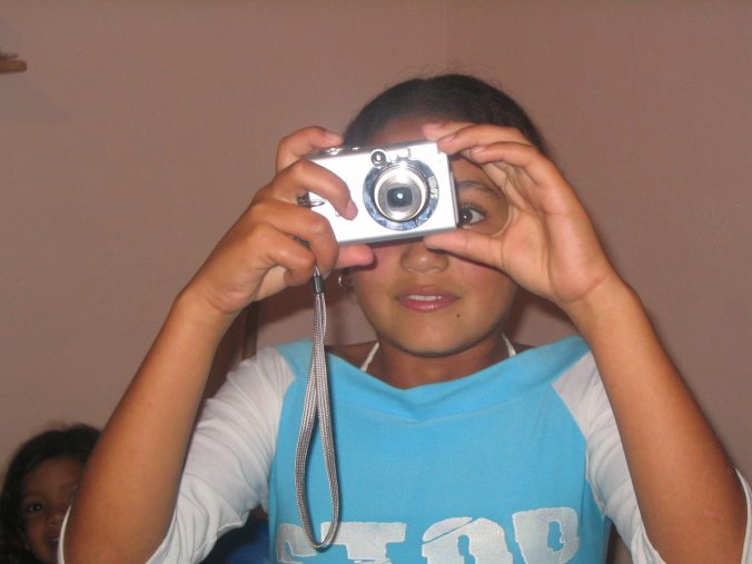 Girl with Digital Camera